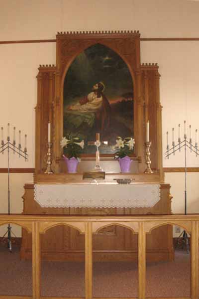 Easter Lillies on the altar