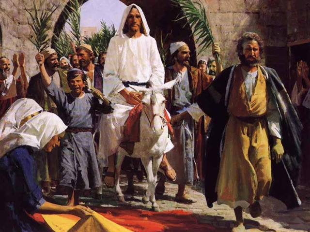 Jesus Entering Jerusalem at Passover